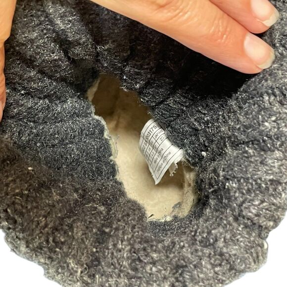 Womens Black UGG Australia Cambridge 1003175 Suede Knit Sheepskin Buckle Boots 6 - Picture 11 of 14